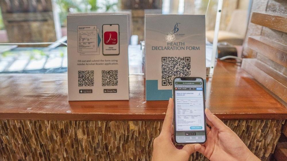 The Bellevue Resort Panglao Kültér fotó QR code check-in system